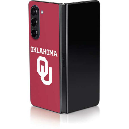 University of Oklahoma Basketball Galaxy Z Fold5 5G Skin
